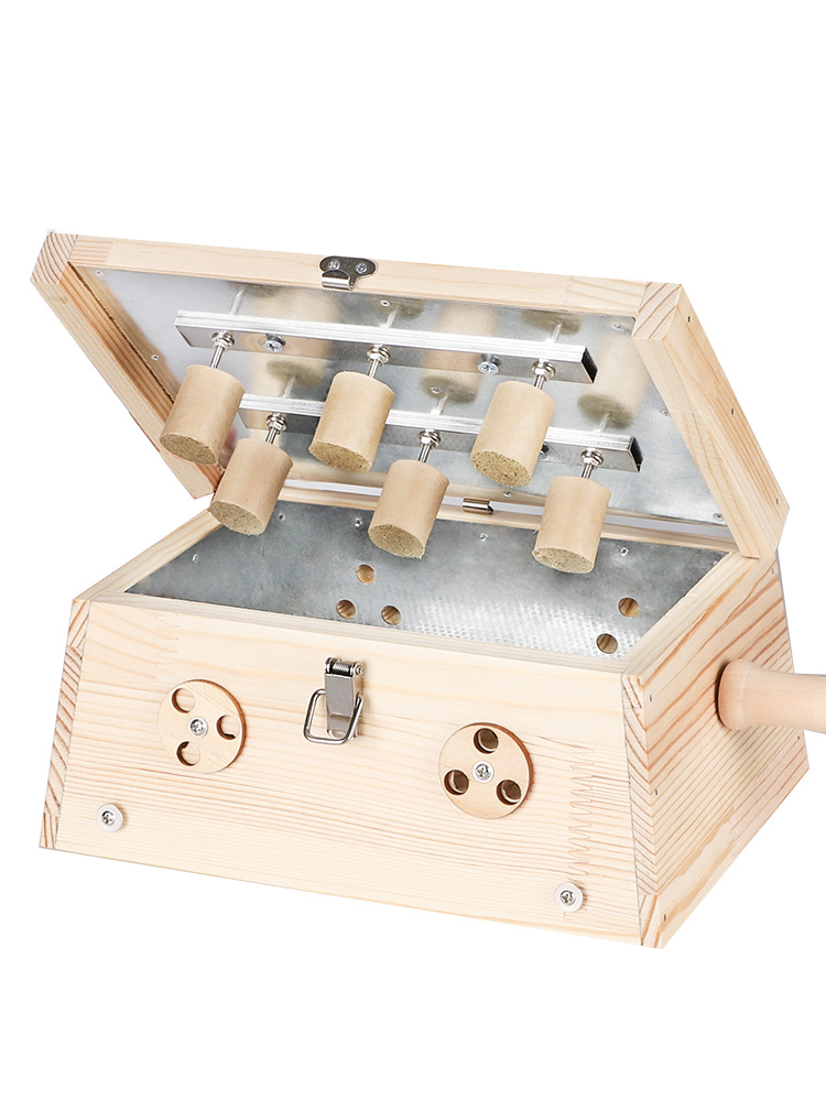 大明古艾工厂直供 插针款木制艾灸盒